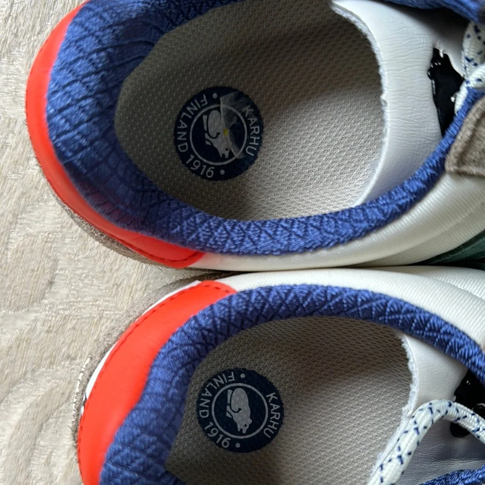 KARHU CHAMPIONAIR MESTARI‎ SNEAKER WHITE TAN BLUE GREEN ORANGE